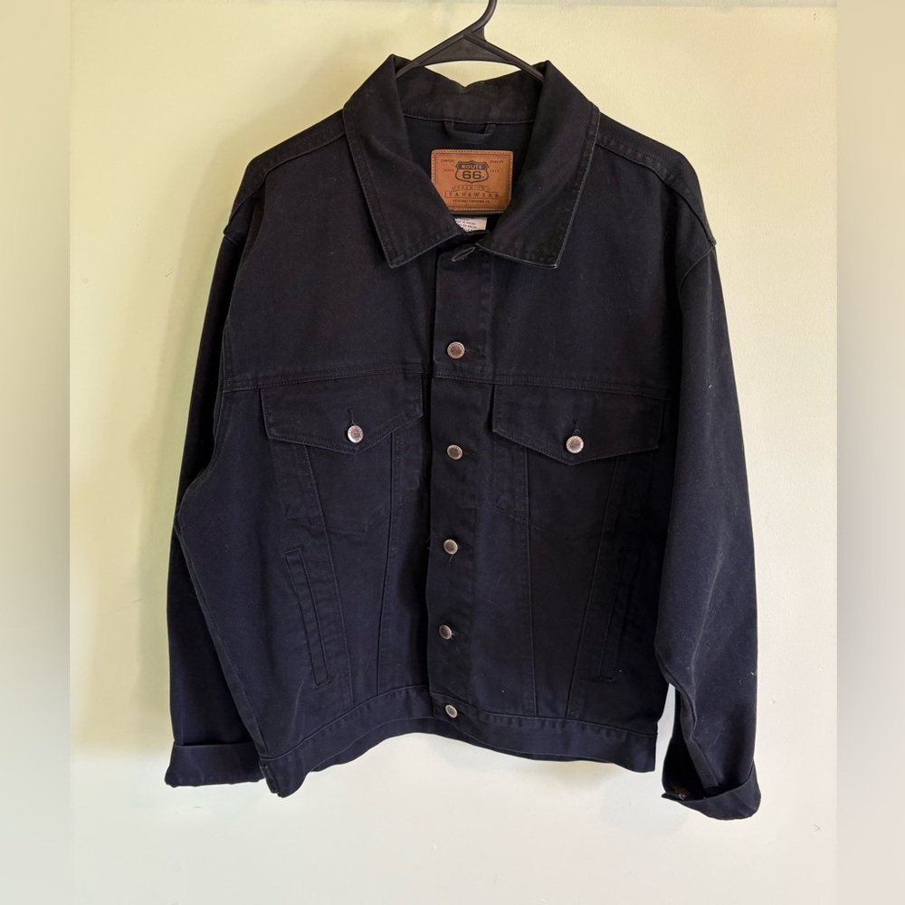 Route 66 Black Denim Jacket